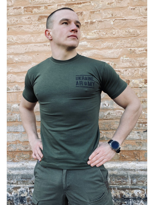 Футболка Ukraine army олива