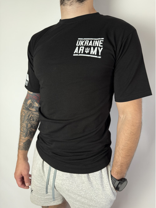 Футболка Ukraine army чорна