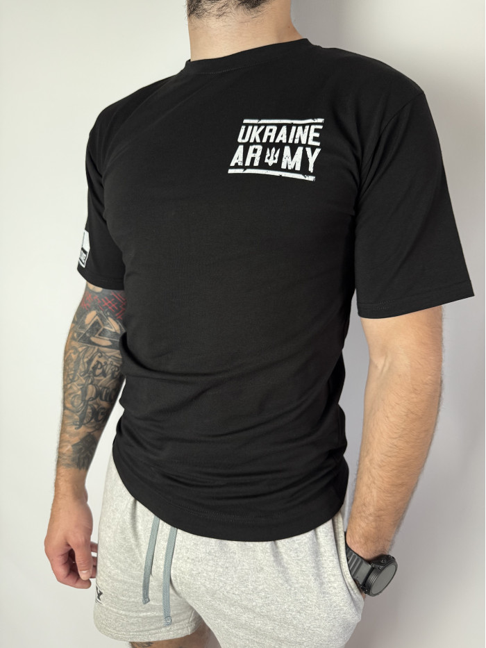 Футболка Ukraine army чорна