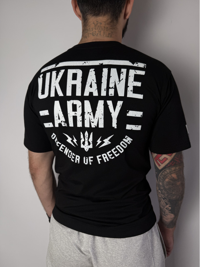 Футболка Ukraine army чорна