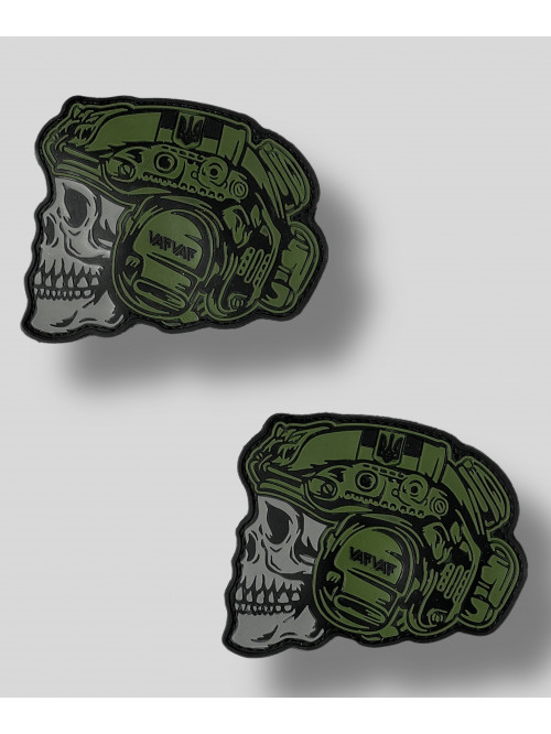 Патч SkullTactical ПВХ олива