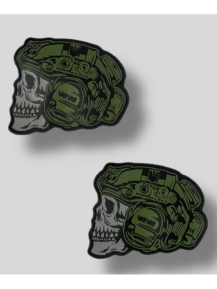 Патч SkullTactical ПВХ олива